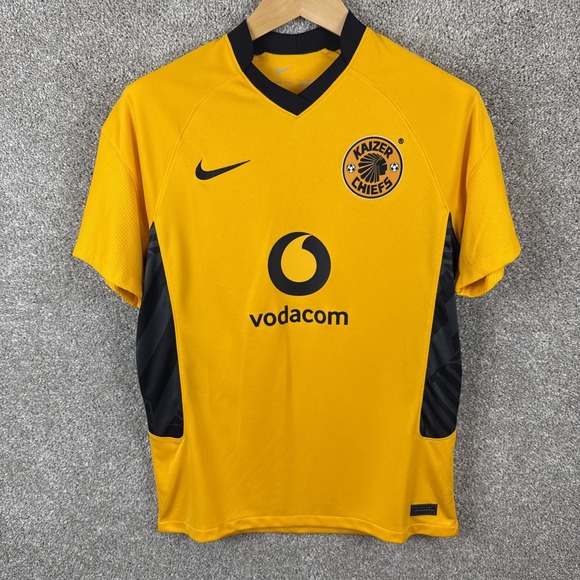 Nike‎ Kaizer Chiefs 2021/22 Home Yellow Soccer Football Jersey Men's Size Medium - Picture 1 of 7